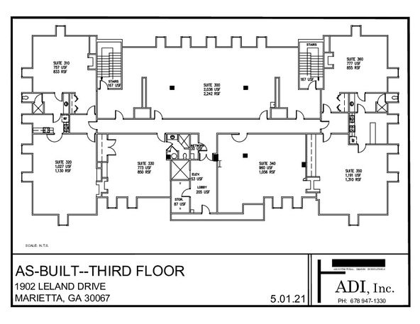 PRIME OFFICE SPACE FOR LEASE-MARIETTA, GA: 1900 Leland Dr SE, Marietta, GA 30067